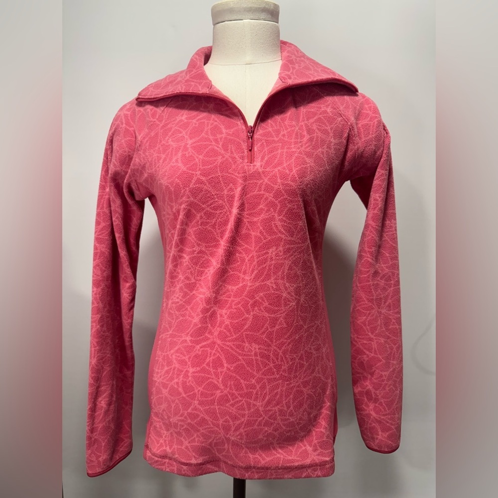 Columbia Sweater Women's XS Quarter 1/4 Zip Fleece Pullover Gorpcore  Pink